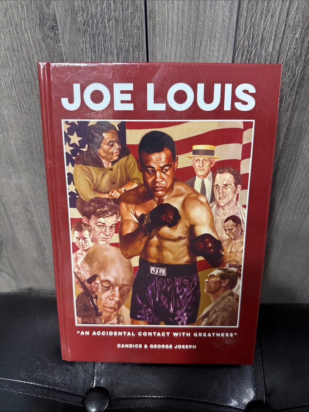 Boxer Joe Louis An Accidental Contact With Greatness Hard Cover Book C &G Joseph